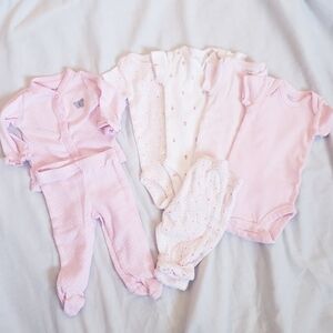 Carter's Pink Baby Girls 5-Piece Matching Set